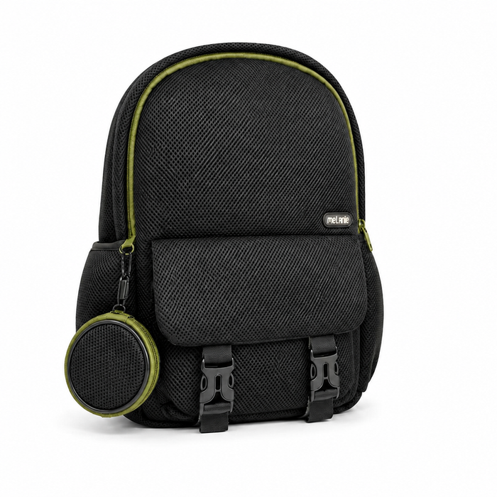 Melanie Urban Mesh Backpack – Olive - Big