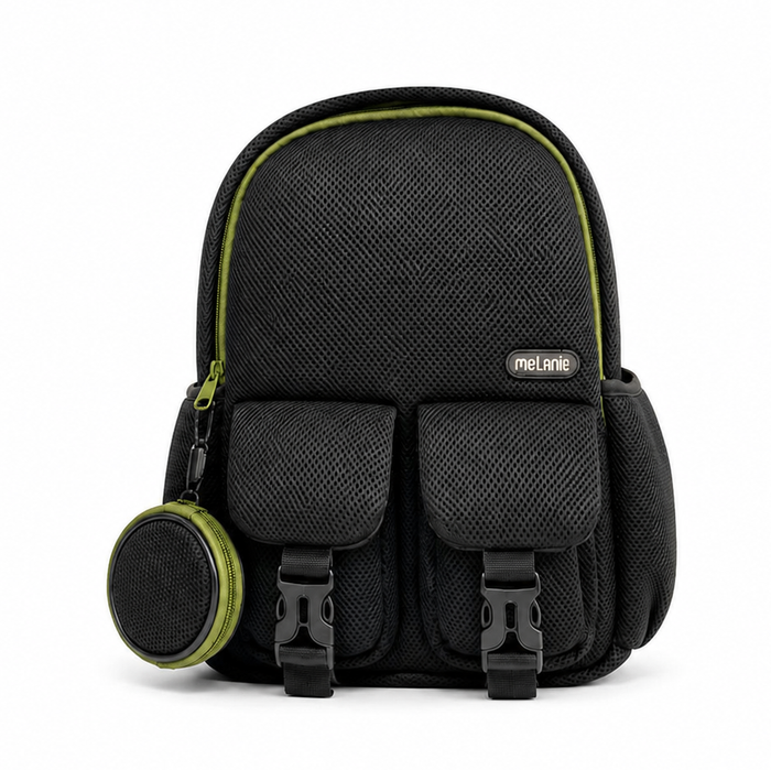 Melanie Urban Mesh Backpack – Olive - Small